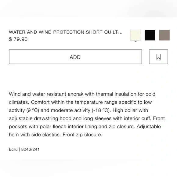 Zara Puffer Jacket - Picture 4 of 4